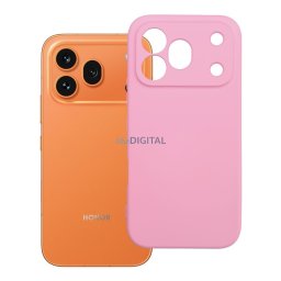 Case for Honor 600 PRO Silicone powder pink