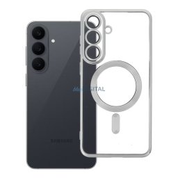 Case for Samsung S26 FE Electro Mag Cover compatible with MagSafe silver