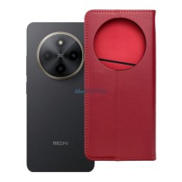 Flip case for Xiaomi Redmi 17C Smart Pro Book leather burgundy