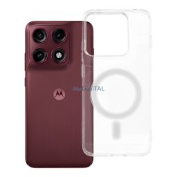 Case for Motorola Edge 70 Pro 5G Clear Mag Cover (MID) compatible z MagSafe transparent