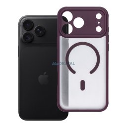Case for iPhone 18 Pro Max / 17 Pro Max Full Matte Mag Cover compatible with MagSafe burgundy