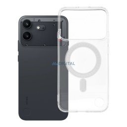 Case for Nothing Phone (4b) Clear Mag Cover (MID) compatible z MagSafe transparent