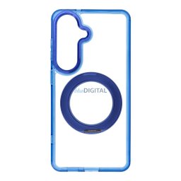 Case for Samsung S26 Frame Circle Stand compatible with MagSafe navy blue