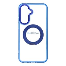 Case for Samsung A37 Frame Circle Stand compatible with MagSafe navy blue