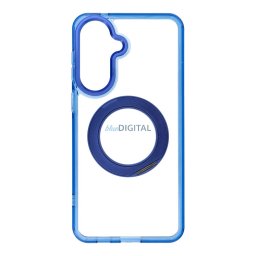 Case for Samsung A57 Frame Circle Stand compatible with MagSafe navy blue