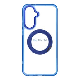 Case for Samsung A56 Frame Circle Stand compatible with MagSafe navy blue
