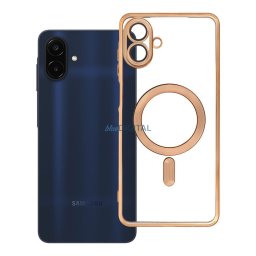 Case for Samsung A08 Electro Mag Cover compatible with MagSafe gold