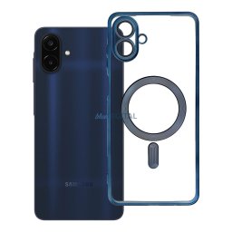 Case for Samsung A08 Electro Mag Cover compatible with MagSafe titanium blue
