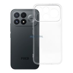 Case for Poco F9 Ultra Clear Case 2 mm (camera protection) transparent