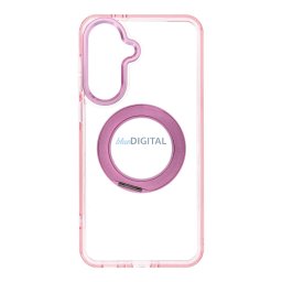 Case for Samsung A37 Frame Circle Stand compatible with MagSafe pink