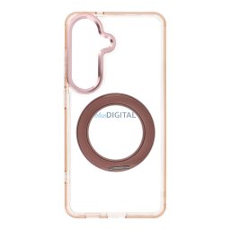 Case for Samsung S26 Frame Circle Stand compatible with MagSafe gold