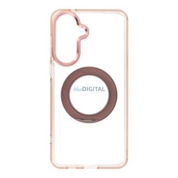 Case for Samsung A57 Frame Circle Stand compatible with MagSafe gold