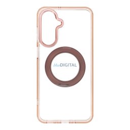 Case for Samsung A17 / A18 Frame Circle Stand compatible with MagSafe gold