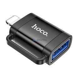 Adapter OTG Lightning to USB A Hoco UA31A black