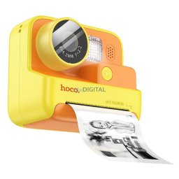 Digital kids camera with printer Hoco 1MP 2,0" HD Ready DV200 yellow