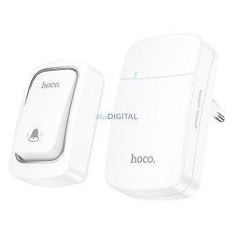 Battery-free wireless doorbell 230V Hoco HI26 white