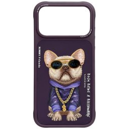 NIMMY case GLASSES COOL DOG for IPHONE 18 Pro/17 Pro purple