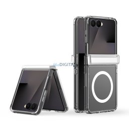 DUX DUCIS case CLIN MAG compatible with MagSafe for SAMSUNG Z Flip 8 transparent