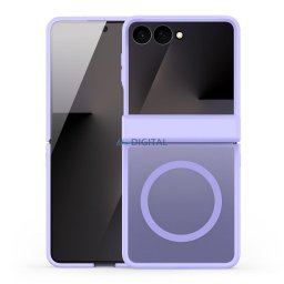 DUX DUCIS case YIND compatible with MagSafe for SAMSUNG Z Flip 8 light purple