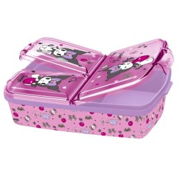 Hello Kitty Kuromi szendvicsdoboz, uzsonnásdoboz - Több rekeszes Nr1
