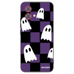 Fekete szilikon tok az alábbi mobiltelefonokra Motorola Moto G84 5G - Ghosts