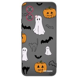 Fekete szilikon tok az alábbi mobiltelefonokra Motorola Moto G84 5G - Spooky crew