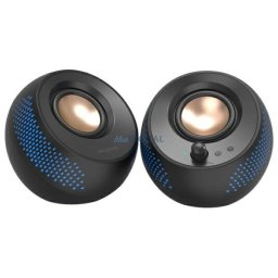 Creative Computer Speakers 2.0 Pebble X Black USB-C with RGB Backlight