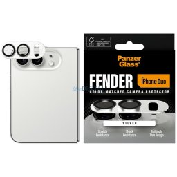 Tempered glass for camera PanzerGlass Fender Camera Protector for iPhone Duo white
