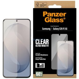 Tempered glass PanzerGlass Ultra-Wide Fit EasyAligner for Samsung Galaxy S26 FE 5G