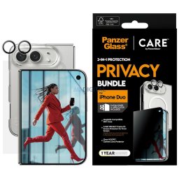 CARE by PanzerGlass Flagship Explorer 3-in-1 Case+Privacy Glass+Lens for iPhone Duo