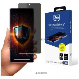 3MK Silky Matt Privacy Privacy Film for Motorola Edge 50 Fusion