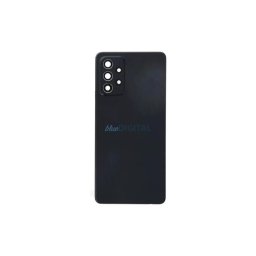 Samsung Galaxy A72 4G / 5G gyári készülék hátlap, bontott, kamera lencsével, fekete, SM-A725, SM-A726