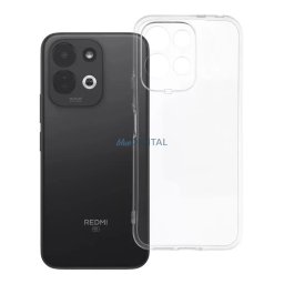 Xiaomi Redmi 17 szilikon tok, átlátszó, 2mm, kamera védelemmel, Clear