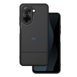 Xiaomi Redmi 14C hátlap tok, TPU tok, kamera védelemmel, fekete, Simple carbon