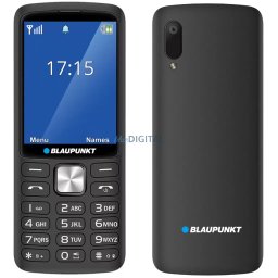 Blaupunkt V25 mobiltelefon, kártyafüggetlen, dual sim, magyar nyelvű, fekete