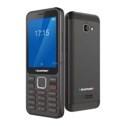 Blaupunkt FL06 mobiltelefon, kártyafüggetlen, magyar nyelvű, hibrid, 4G, fekete + AJÁNDÉK TOK