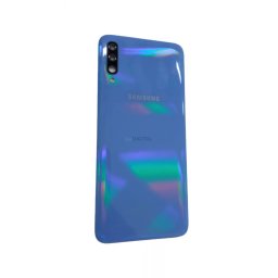 Samsung Galaxy A70 gyári készülék hátlap, bontott, kamera lencsével, kék, SM-A705