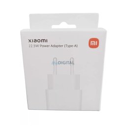 Xiaomi hálózati töltőfej 1xUSB, 22.5W, gyári, fehér, MDY-11-EP (csomagolt)