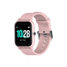 Blackview R3 okosóra szilikon szíjjal, + textil szíj, 1,3" kijelző, IP68 vízállóság, rózsaszín