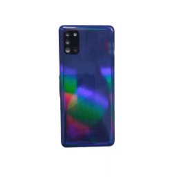 Samsung Galaxy A51 gyári készülék hátlap, bontott, kamera lencsével, sötétkék, SM-A515