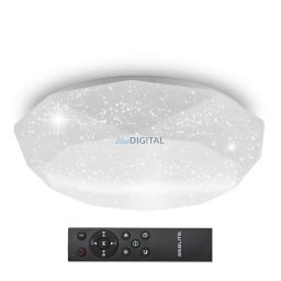 Asalite LED Mennyezeti Lámpa LIZA 48W 3000K/4000K/6500K (4080 lumen) Gyémánt/Csillagos+Távirányító CCT