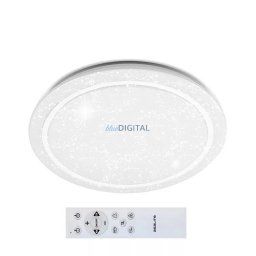 Asalite LED Mennyezeti Lámpa MIA 50W 3000K/4000K/6500K (3500 lumen) Kerek/Csillagos+RF Távirányító 3CCT+RGB