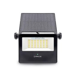 Asalite LED Napelemes Lámpa Slim 10W 4000K (1300 lumen)+Mozgásérzékelő Szenzor