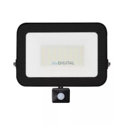 Asalite LED Reflektor Slim 30W 4500K (2700 lumen) + Mozgásérzékelő Szenzor