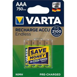 Varta Akkumulátor AAA Endless Energy NimH 750mAh B4