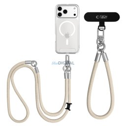 Tech-Protect C10S CrossBody csukló és vállpánt / univerzális Telefon pánt - Arany