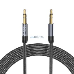 Tech-Protect UltraBoost 3.5mm Jack AUX 1.5M Kábel - Fekete