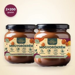 Health Market Tradízijó Mogyorókrém kakaóval és datolyával DUO 2X200 g