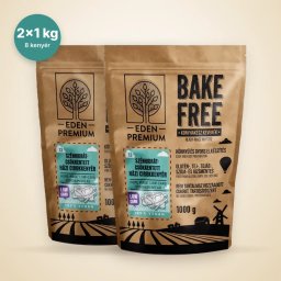 Eden Premium Bake-Free Szénhidrátcsökkentett házi cirokkenyér lisztkeverék DUO 2X1000 g