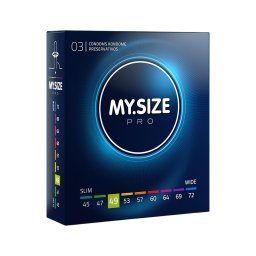 My.Size PRO - egyedi méretű óvszer - 49 mm (3 db)